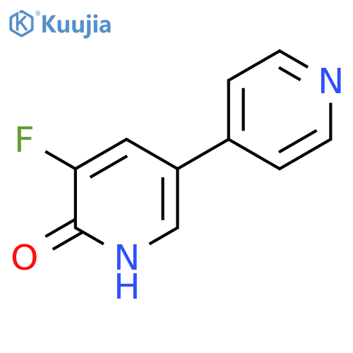 3-Fluoro-5-(pyridin-4-yl)pyridin-2-ol structure