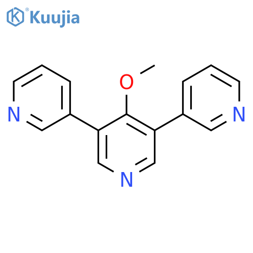 4-Methoxy-3,5-di(pyridin-3-yl)pyridine structure