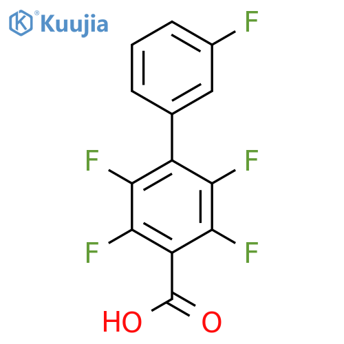 2,3,3',5,6-Pentafluorobiphenyl-4-carboxylic acid structure