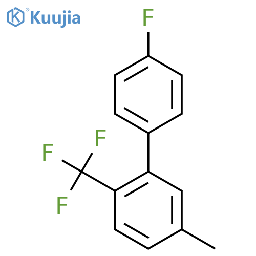 4'-Fluoro-5-methyl-2-(trifluoromethyl)biphenyl structure