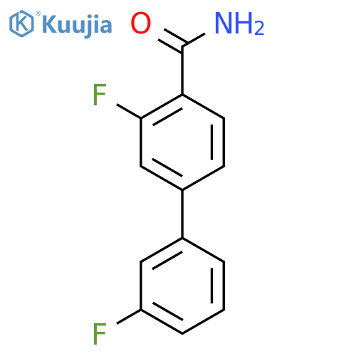 3',3-Difluorobiphenyl-4-carboxamide structure