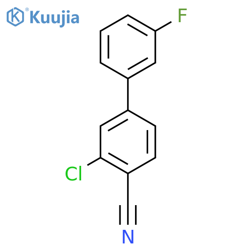 3-Chloro-3'-fluorobiphenyl-4-carbonitrile structure