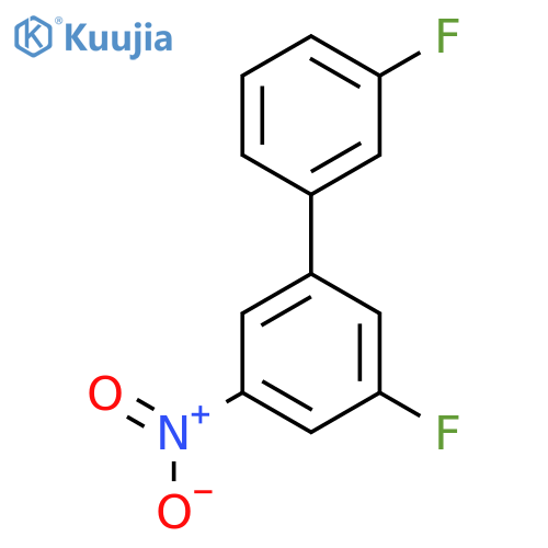 3,3'-Difluoro-5'-nitrobiphenyl structure