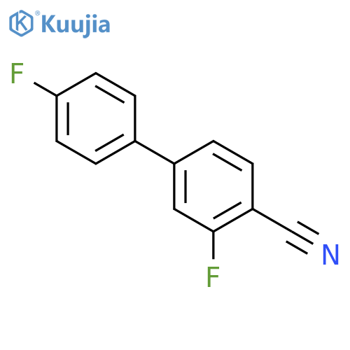 2-Fluoro-4-(4-fluorophenyl)benzonitrile structure