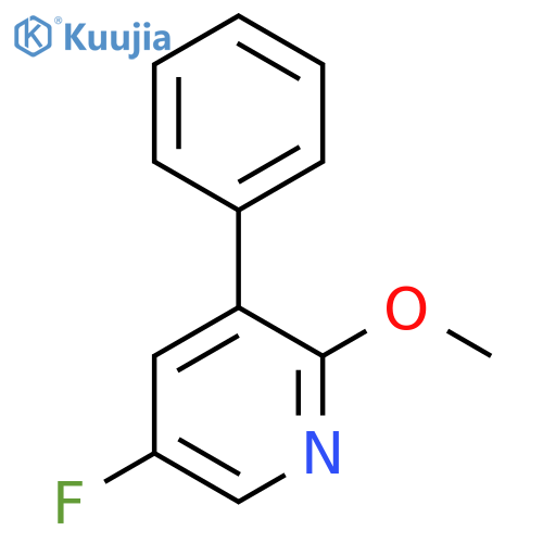 5-Fluoro-2-methoxy-3-phenylpyridine structure