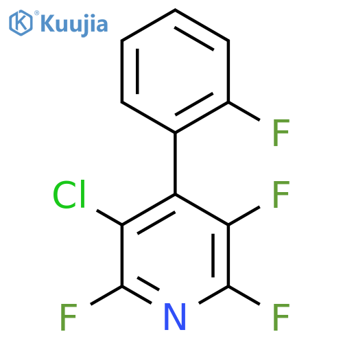 3-Chloro-2,5,6-trifluoro-4-(2-fluorophenyl)pyridine structure