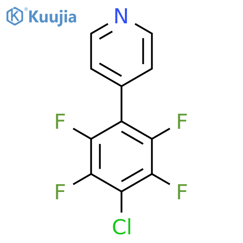 4-(4-Chloro-2,3,5,6-tetrafluorophenyl)pyridine structure