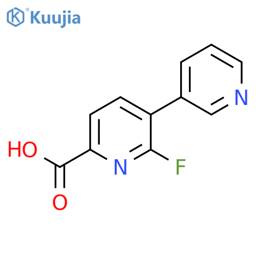 6-Fluoro-5-(pyridin-3-yl)picolinic acid structure