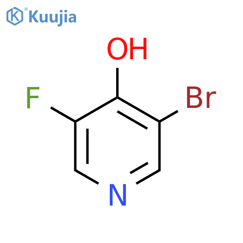 3-Bromo-5-fluoro-4-hydroxypyridine structure