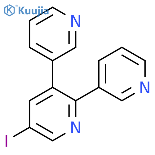 5-Iodo-2,3-di(pyridin-3-yl)pyridine structure