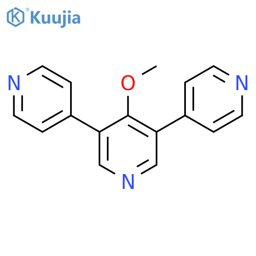 4-Methoxy-3,5-di(pyridin-4-yl)pyridine structure