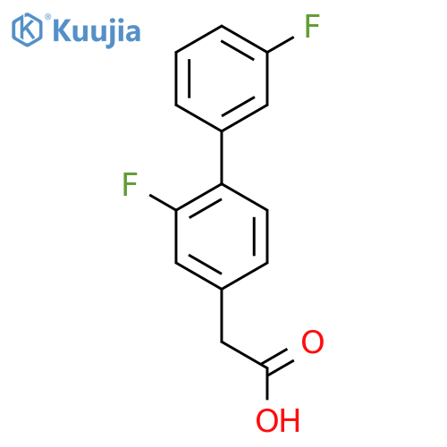 2-(3',2-Difluorobiphenyl-4-yl)acetic acid structure