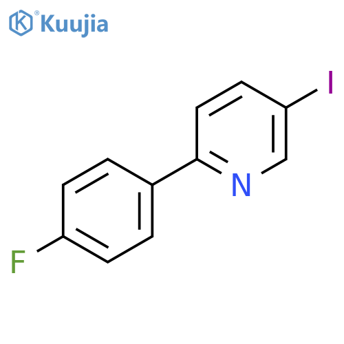 2-(4-Fluorophenyl)-5-iodopyridine structure