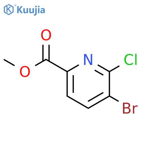 methyl 5-bromo-6-chloro-pyridine-2-carboxylate structure