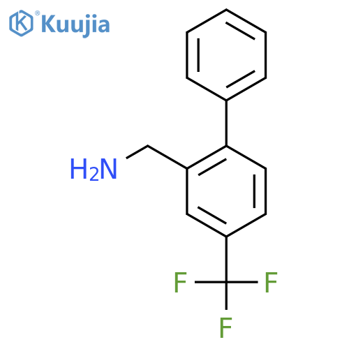 (4-(Trifluoromethyl)biphenyl-2-yl)methanamine structure