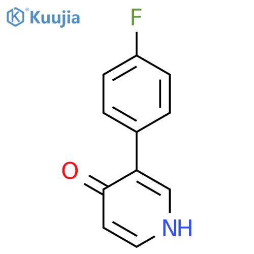 3-(4-Fluorophenyl)pyridin-4-ol structure