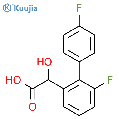 2-(4',6-Difluorobiphenyl-2-yl)-2-hydroxyacetic acid structure
