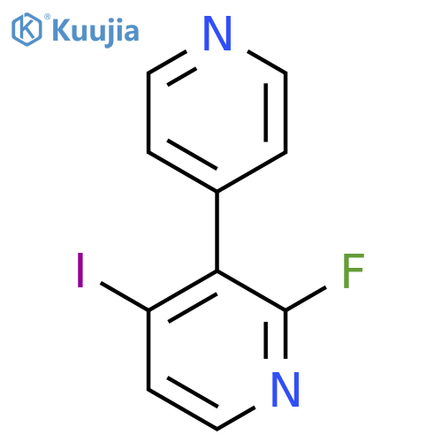 2-Fluoro-4-iodo-3-(pyridin-4-yl)pyridine structure