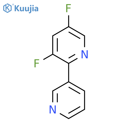 3,5-Difluoro-2-(pyridin-3-yl)pyridine structure
