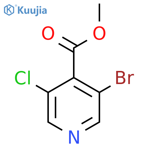 Methyl 3-bromo-5-chloroisonicotinate structure