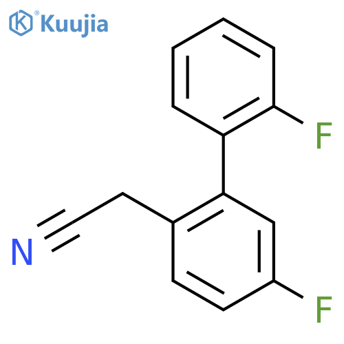 2-(2',5-Difluorobiphenyl-2-yl)acetonitrile structure
