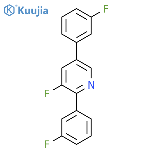3-Fluoro-2,5-bis(3-fluorophenyl)pyridine structure