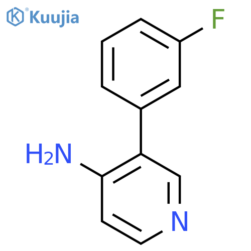 3-(3-Fluorophenyl)pyridin-4-amine structure