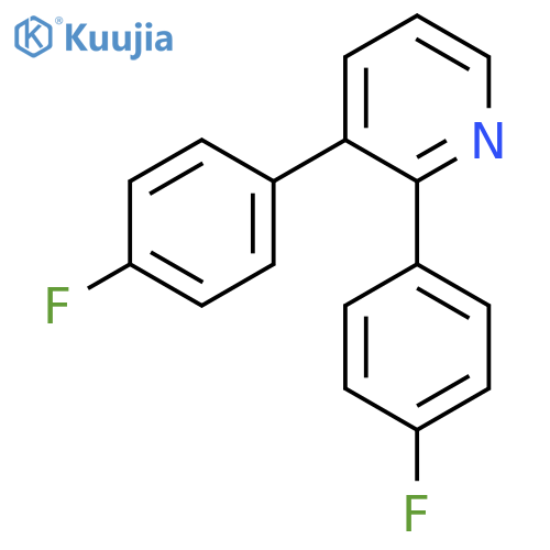 2,3-Bis(4-fluorophenyl)pyridine structure