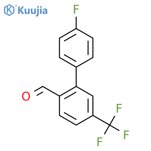 4'-Fluoro-5-(trifluoromethyl)biphenyl-2-carboxaldehyde structure