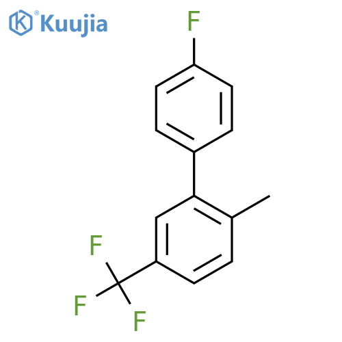 4'-Fluoro-2-methyl-5-(trifluoromethyl)biphenyl structure