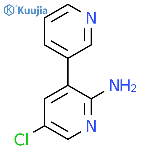 [3,3'-Bipyridin]-2-amine, 5-chloro- structure
