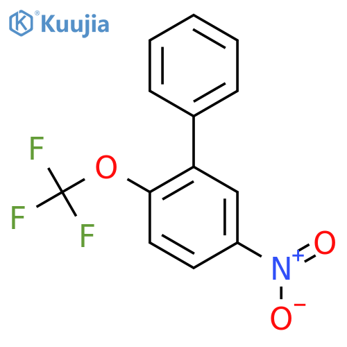 5-Nitro-2-(trifluoromethoxy)biphenyl structure
