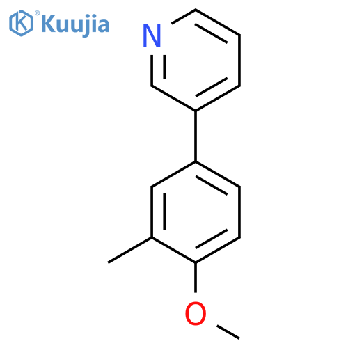 3-(4-Methoxy-3-methylphenyl)pyridine structure