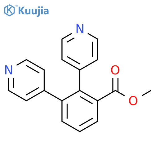 Methyl 2,3-di(pyridin-4-yl)benzoate structure