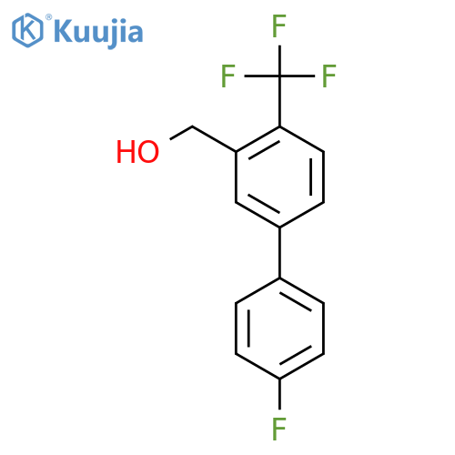 (4'-Fluoro-4-(trifluoromethyl)biphenyl-3-yl)methanol structure