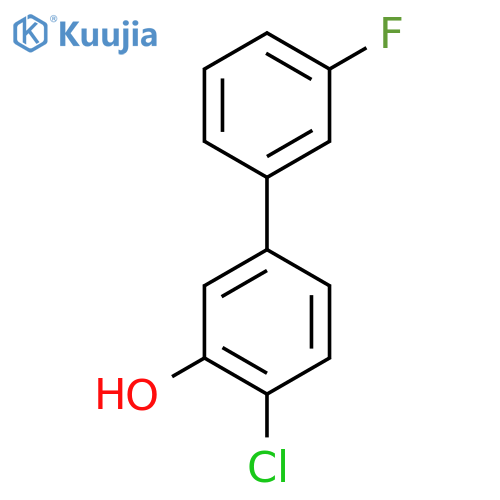 2-Chloro-5-(3-fluorophenyl)phenol structure