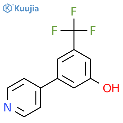 3-(Pyridin-4-yl)-5-(trifluoromethyl)phenol structure