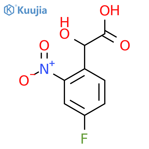 4-Fluoro-2-nitromandelic acid structure