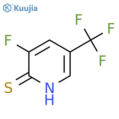 3-Fluoro-2-mercapto-5-(trifluoromethyl)pyridine structure