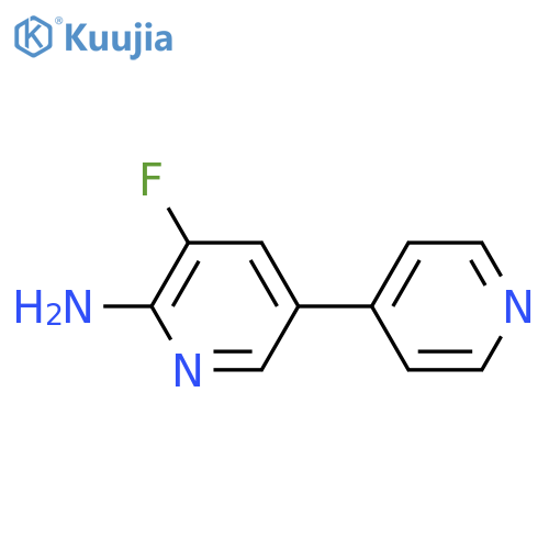 3-Fluoro-5-(pyridin-4-yl)pyridin-2-amine structure
