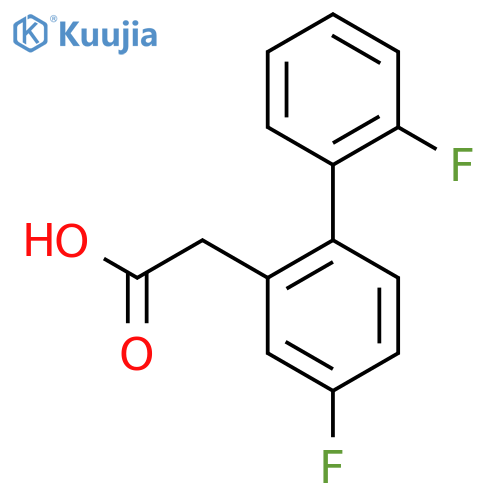 2-(2',4-Difluorobiphenyl-2-yl)acetic acid structure