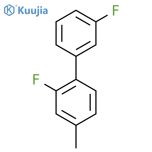 2-fluoro-1-(3-fluorophenyl)-4-methylbenzene structure