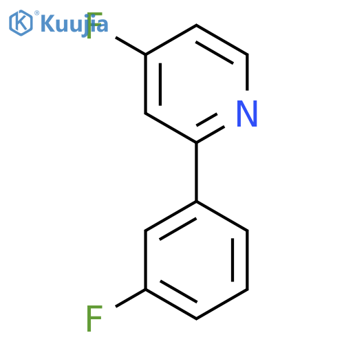 4-Fluoro-2-(3-fluorophenyl)pyridine structure