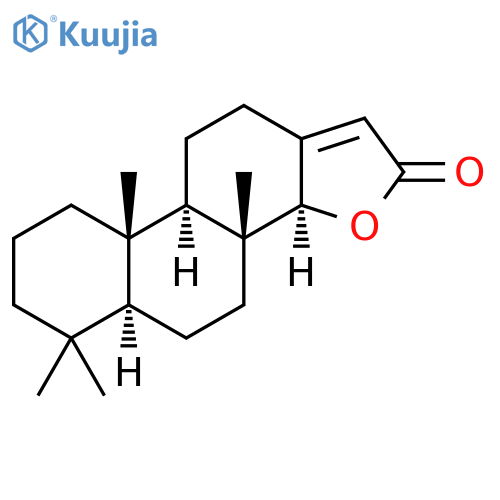 Phenanthro[1,2-b]furan-2(3aH)-one, 3b,4,5,5a,6,7,8,9,9a,9b,10,11-dodecahydro-3b,6,6,9a-tetramethyl-, (3aR,3bR,5aS,9aS,9bR)- structure