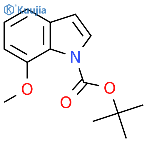 tert-Butyl 7-methoxy-1H-indole-1-carboxylate structure