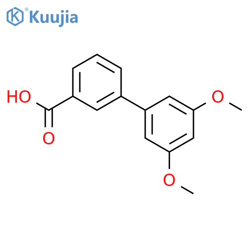 3',5'-Dimethoxybiphenyl-3-carboxylic acid structure