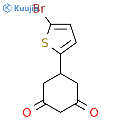 5-(5-Bromothien-2-yl)cyclohexane-1,3-dione structure