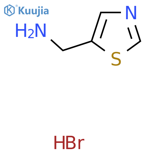 1,3-Thiazol-5-ylmethylamine hydrobromide structure