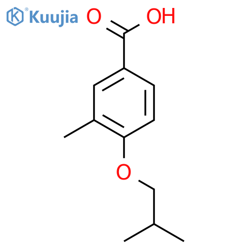 4-Isobutoxy-3-methylbenzoic acid structure