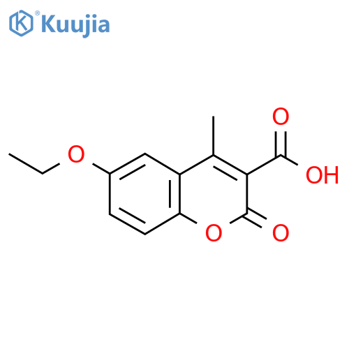 6-Ethoxy-4-methyl-2-oxo-2H-chromene-3-carboxylic acid structure